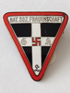 Frauenschaft membership medium size pin with red border